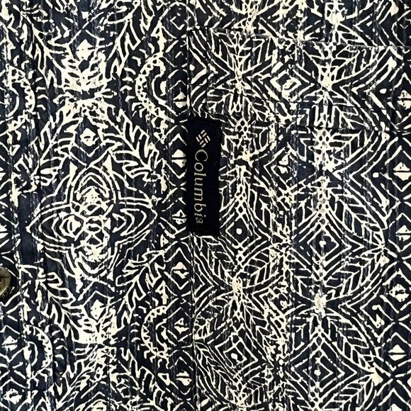 Columbia XCO Shirt Mens Extra Large Black White Authentic Outdoors Loose Fit‎ - Picture 6 of 9